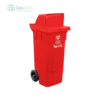 Basurero 132 lt con ruedas