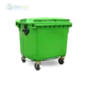 Contenedor Industrial 1100 Litros con Ruedas y Pedal