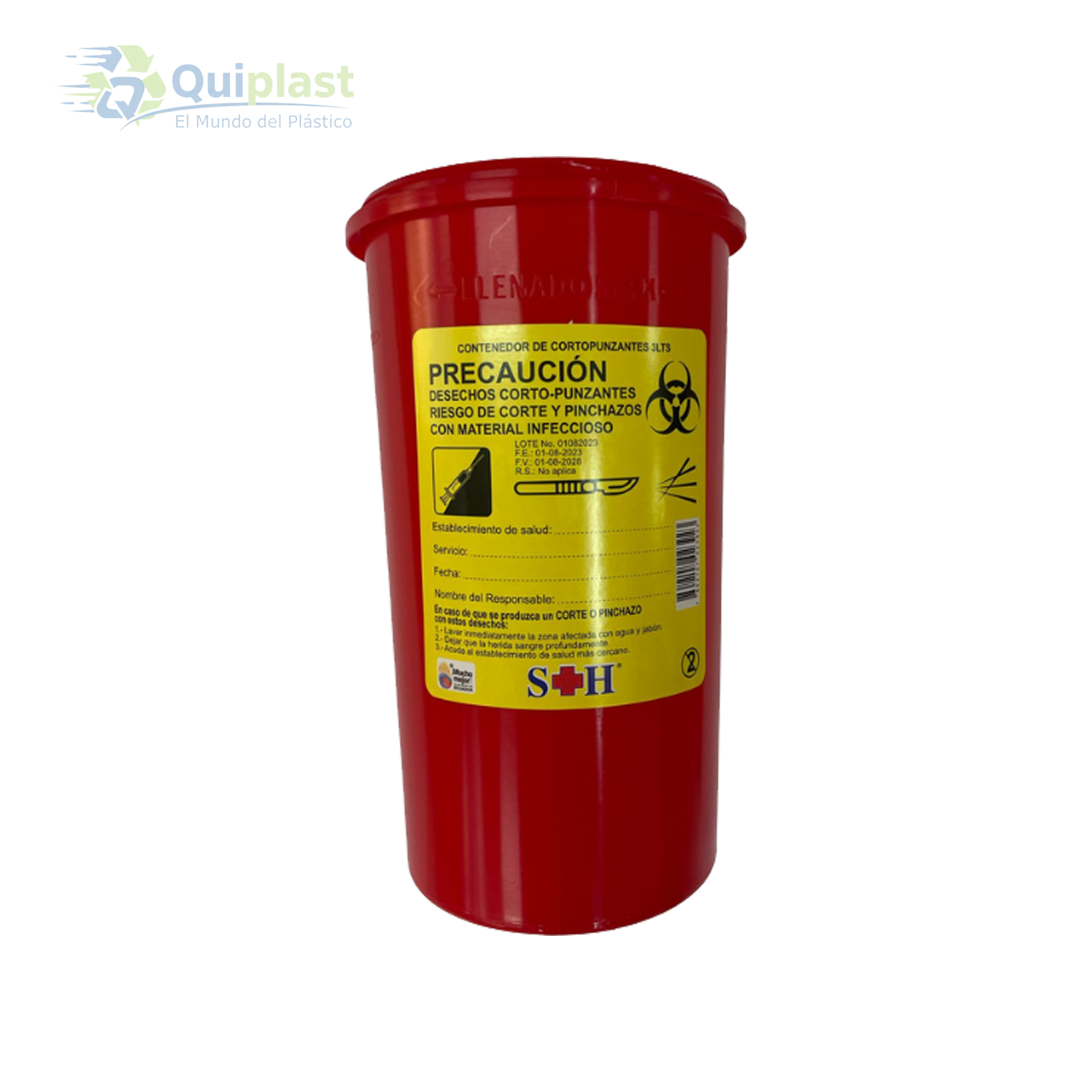 Guardián para Cortopunzantes 3 Litros